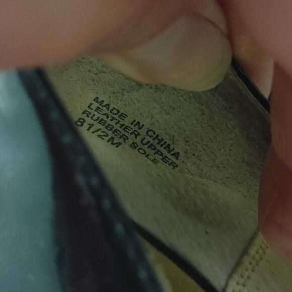 Michael Kors Heels Peep Toe Criss Cross Black Logo Patent Leather Sz 8.5 - Picture 6 of 6